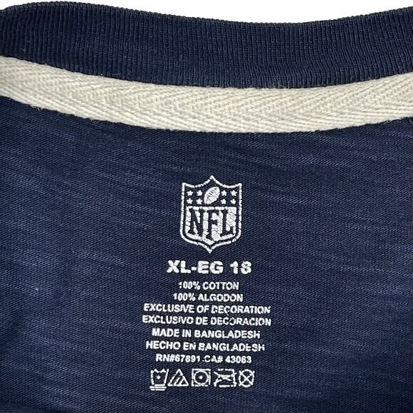 NFL Chicago Bears Youth T-Shirt Sz XL 18 Boys Short Sleeve Vintage Style Tee - Picture 4 of 7